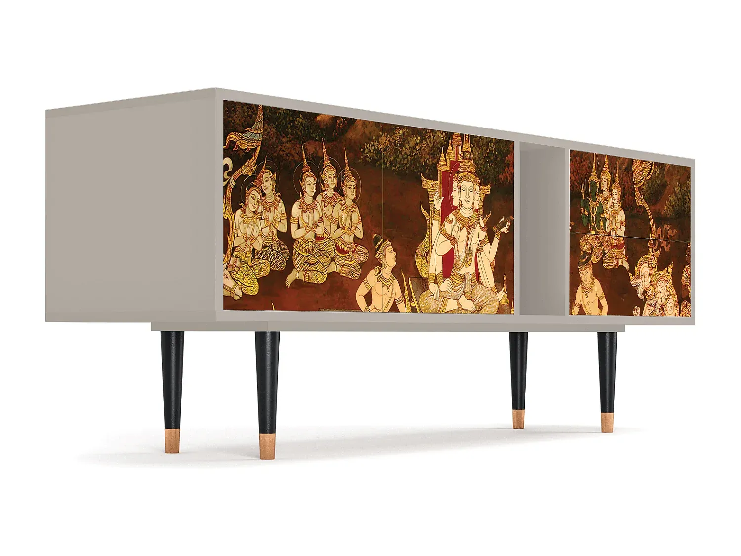 Moderne TV-Möbel mit Stauraum, 170 cm