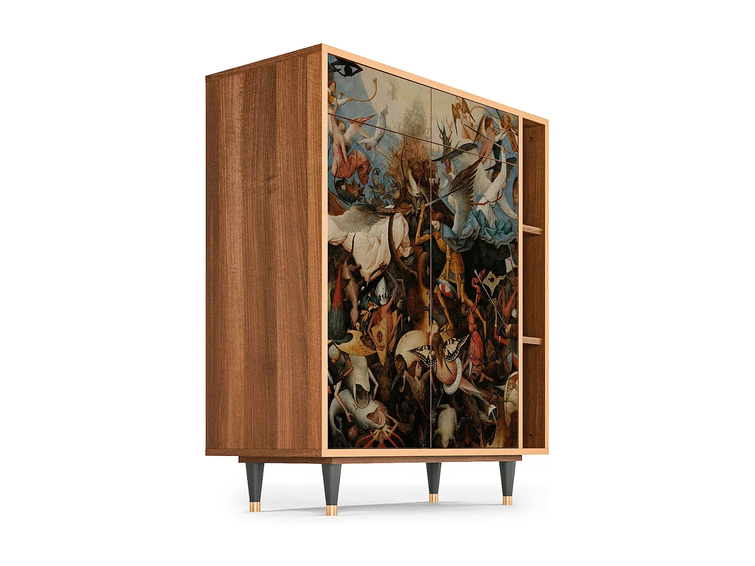 Moderner Sideboard in Sand mit Stauraum