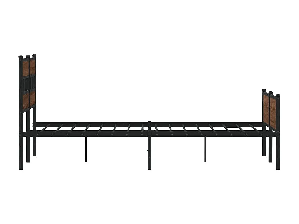 Holzbettgestell in Sonoma-Eiche 120x190 cm