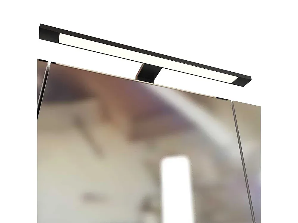 Moderner Unterschrank für Waschbecken mit goldenem Griff