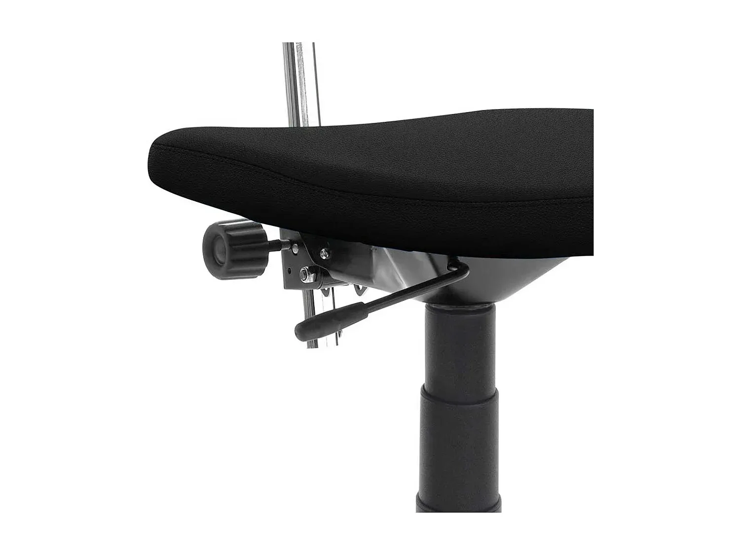 Ergonomischer Schreibtischstuhl in Samt, drehbar, hellgrau