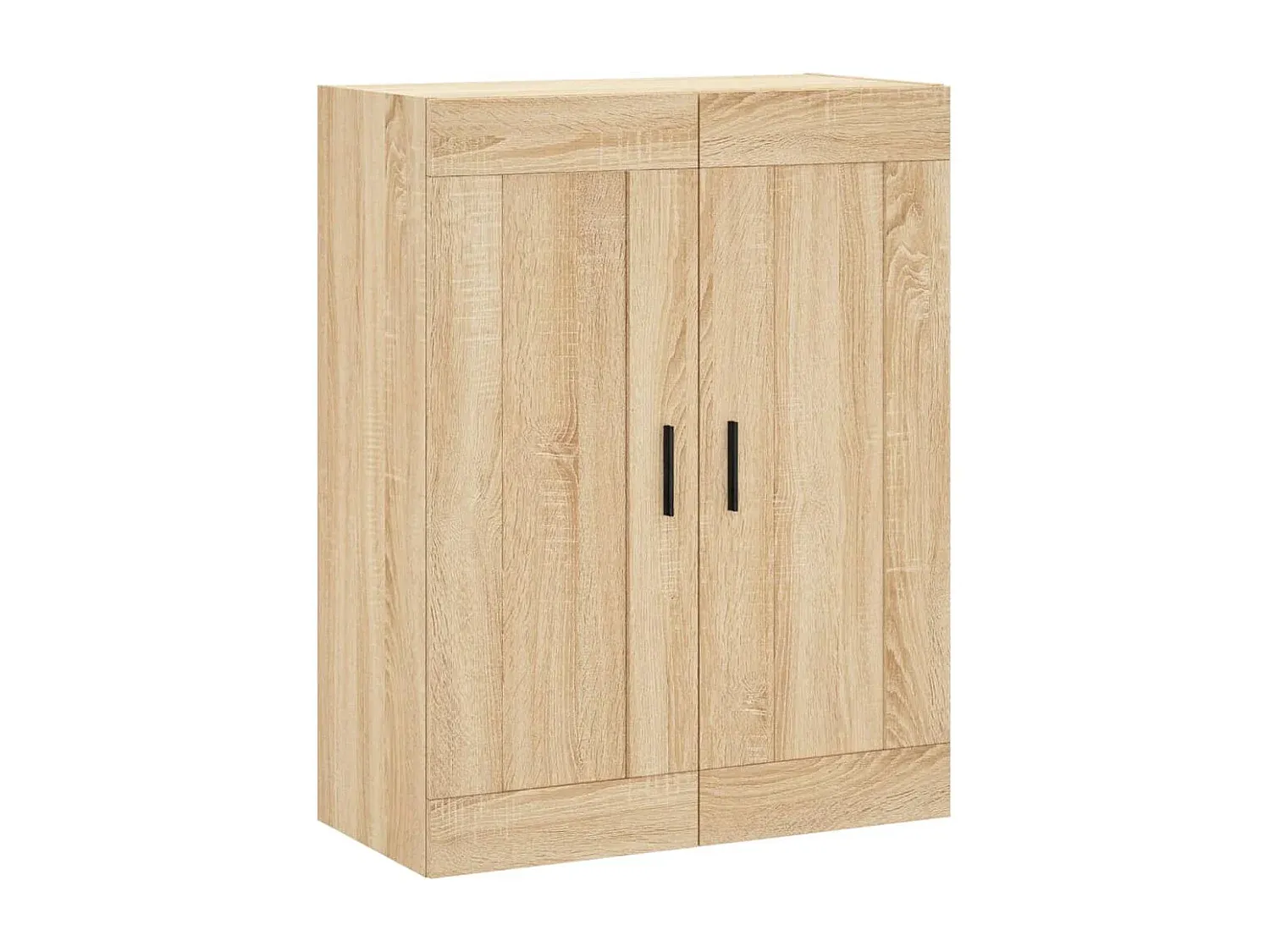 Wandklappschrank Weiß Matt/Schwarz Matt