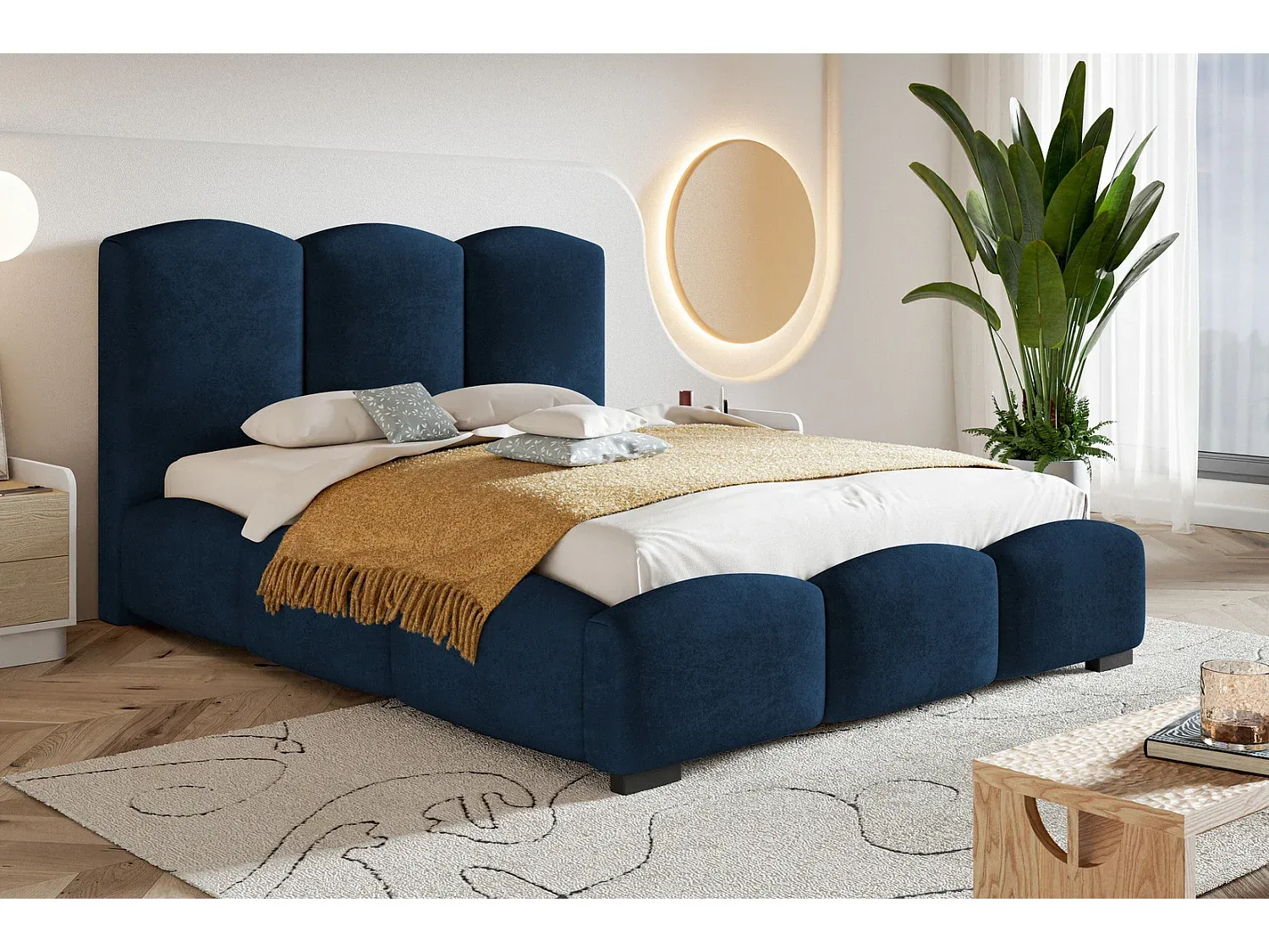 Polsterbett 140x200 cm mit Komfortschaum