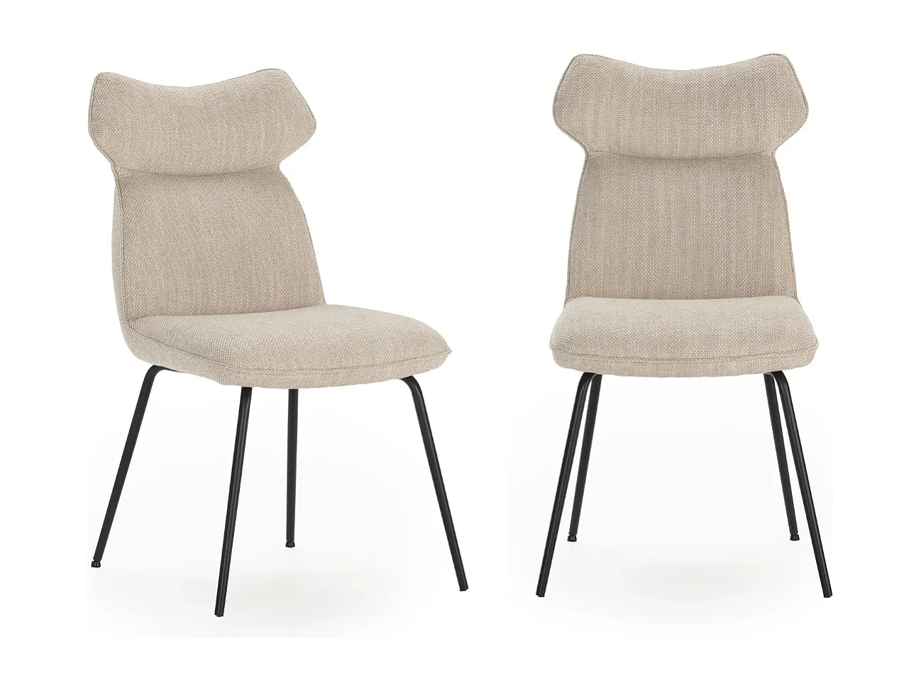 Moderner Esszimmerstuhl aus Kunstleder und Holz