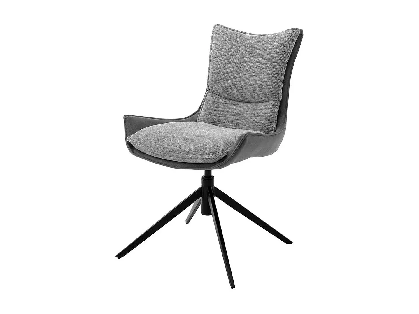 Ergonomischer Stuhl mit Naturbeinen, 2er-Set