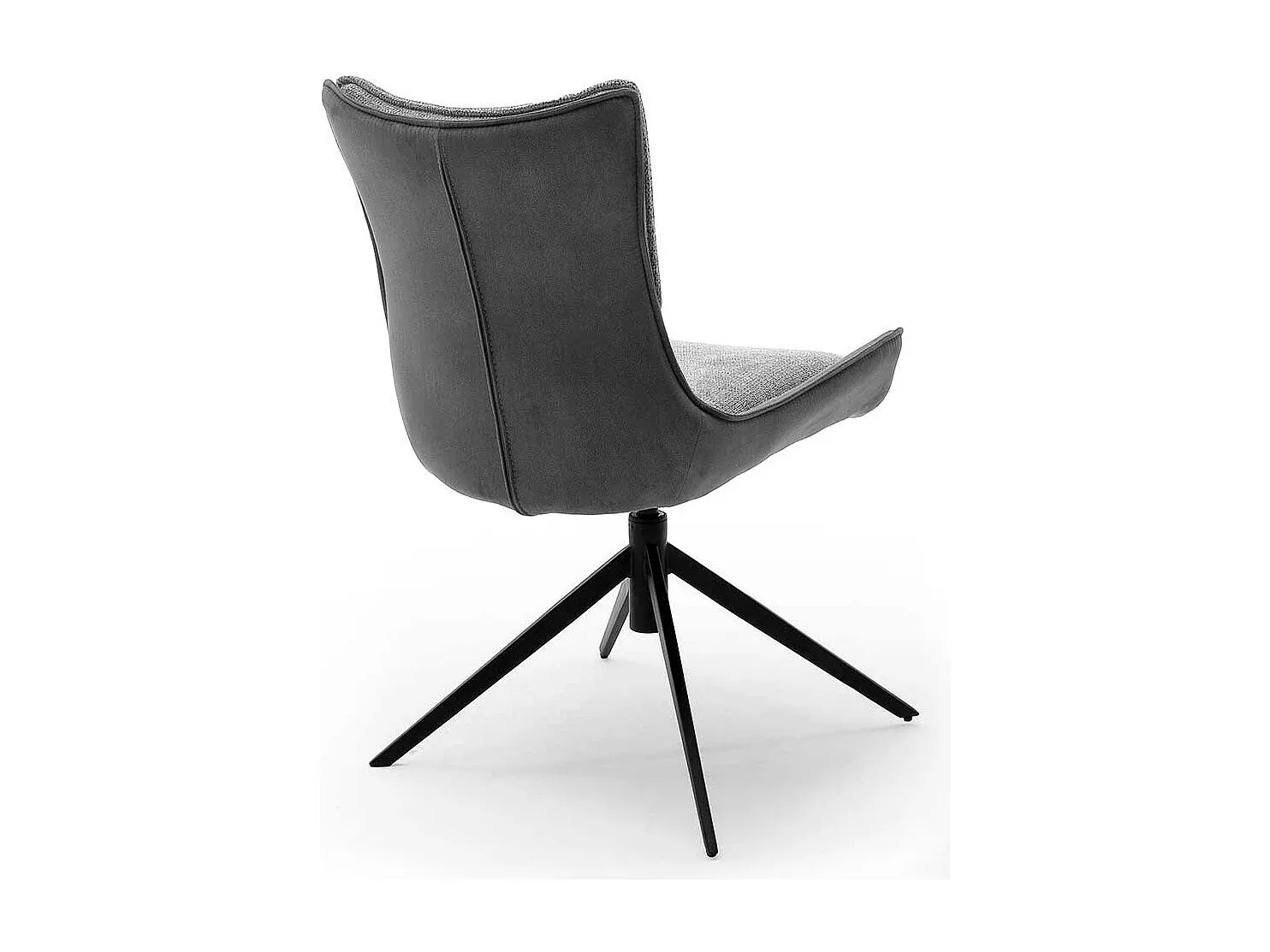 Ergonomischer Stuhl mit Naturbeinen, 2er-Set