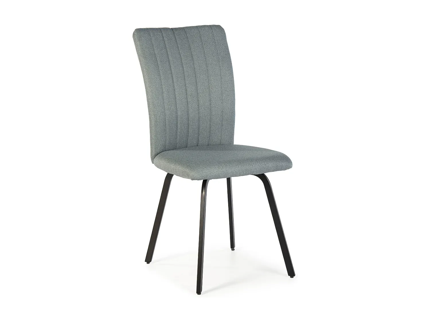 Stoffstühle mit Metallbeinen, 2er-Set, L47 cm