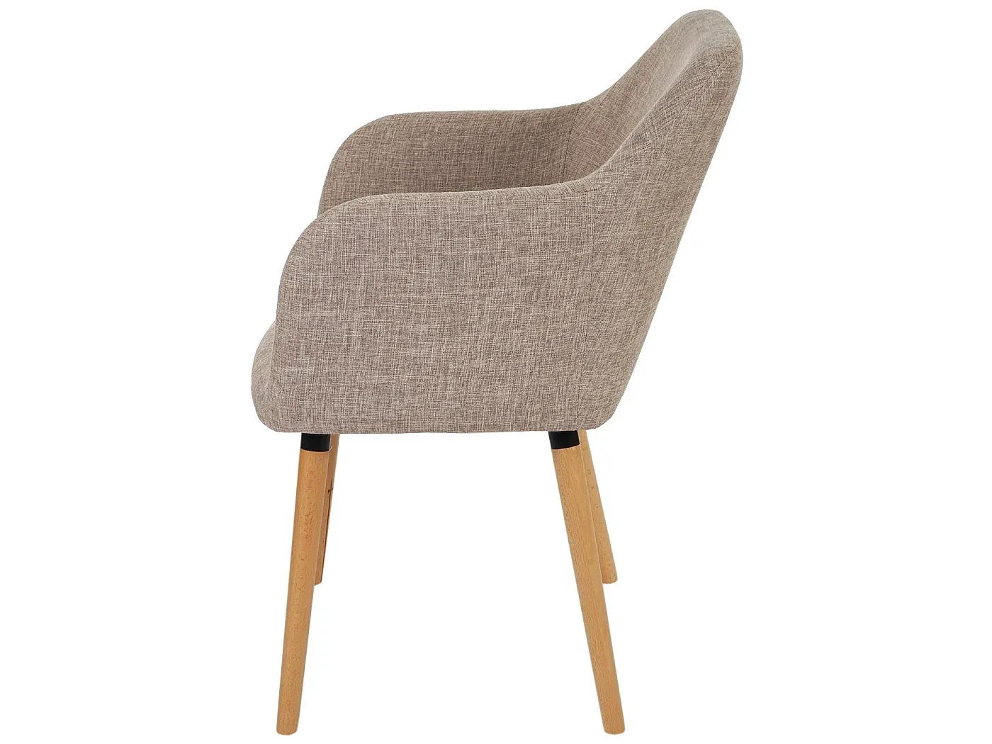 Elegantes Highboard mit vier Türen, Schwarz, 93 cm