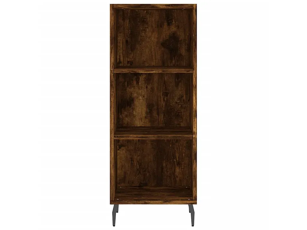 Küchen-Sideboard mit 2 Türen in Zementoptik, Wohnzimmer-Buffet, 81 x 44 x 86 cm