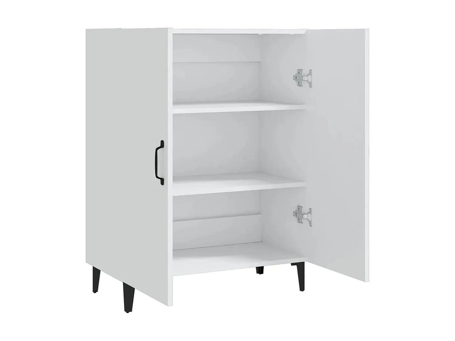 Moderner Grauer Sideboard mit LED und Sonoma Design