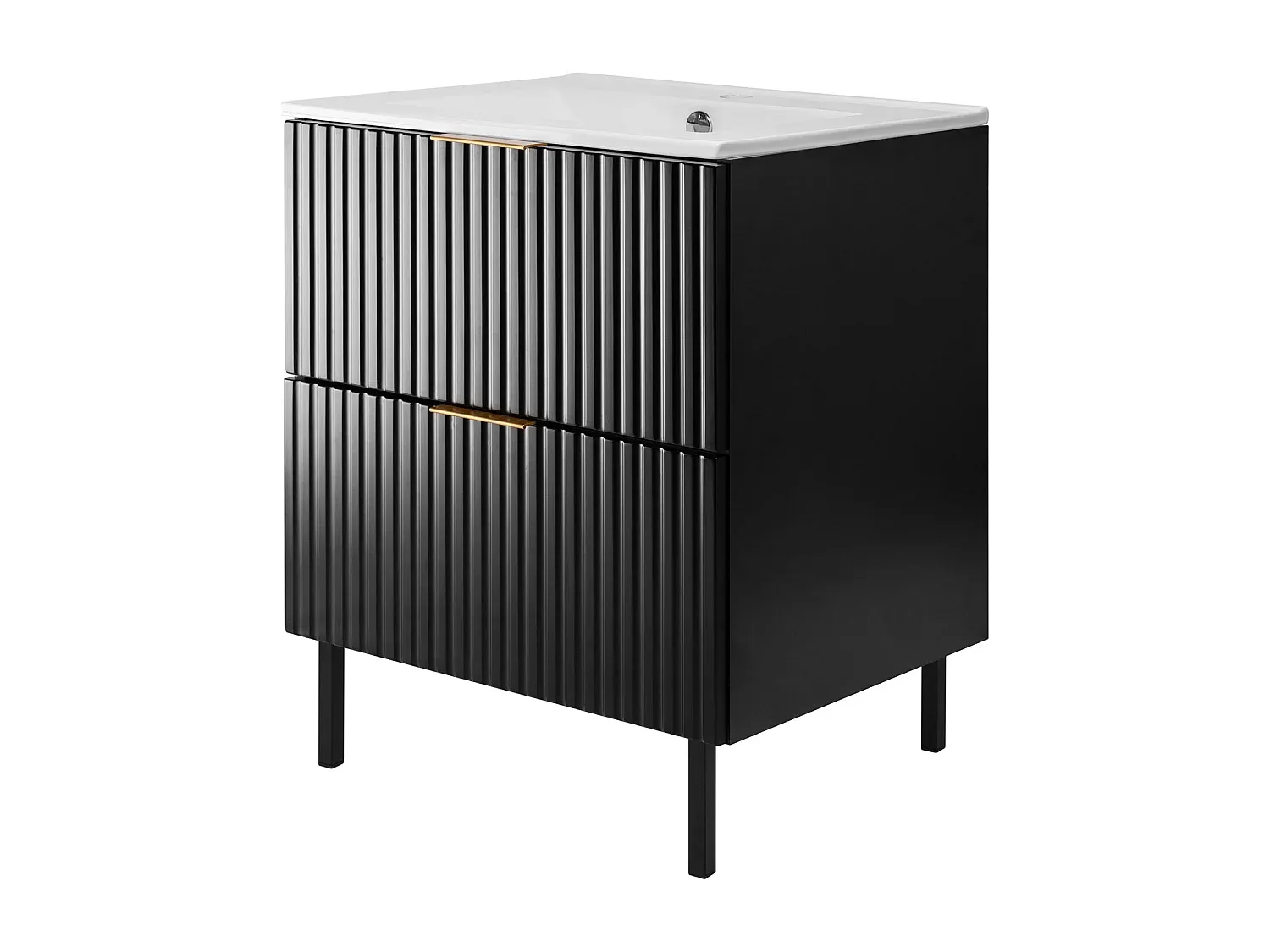 Moderner Badezimmer Waschbeckenunterschrank in Shabby Chic