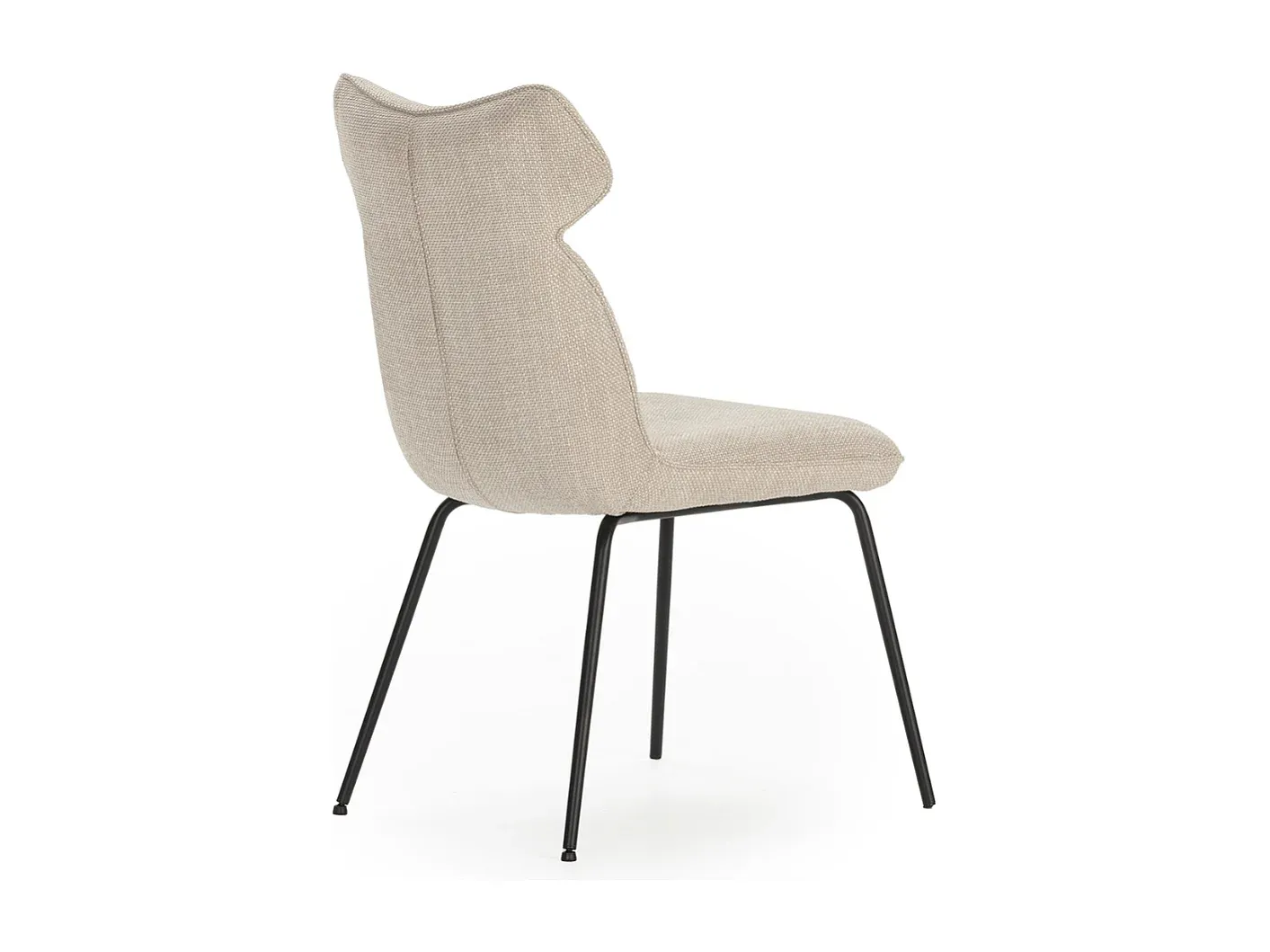 Moderner Esszimmerstuhl aus Kunstleder und Holz