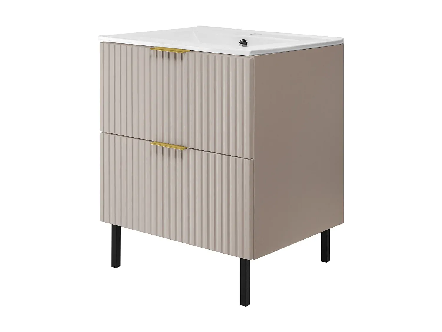 Moderner Badezimmer-Wandschrank in Kaschmirgrau