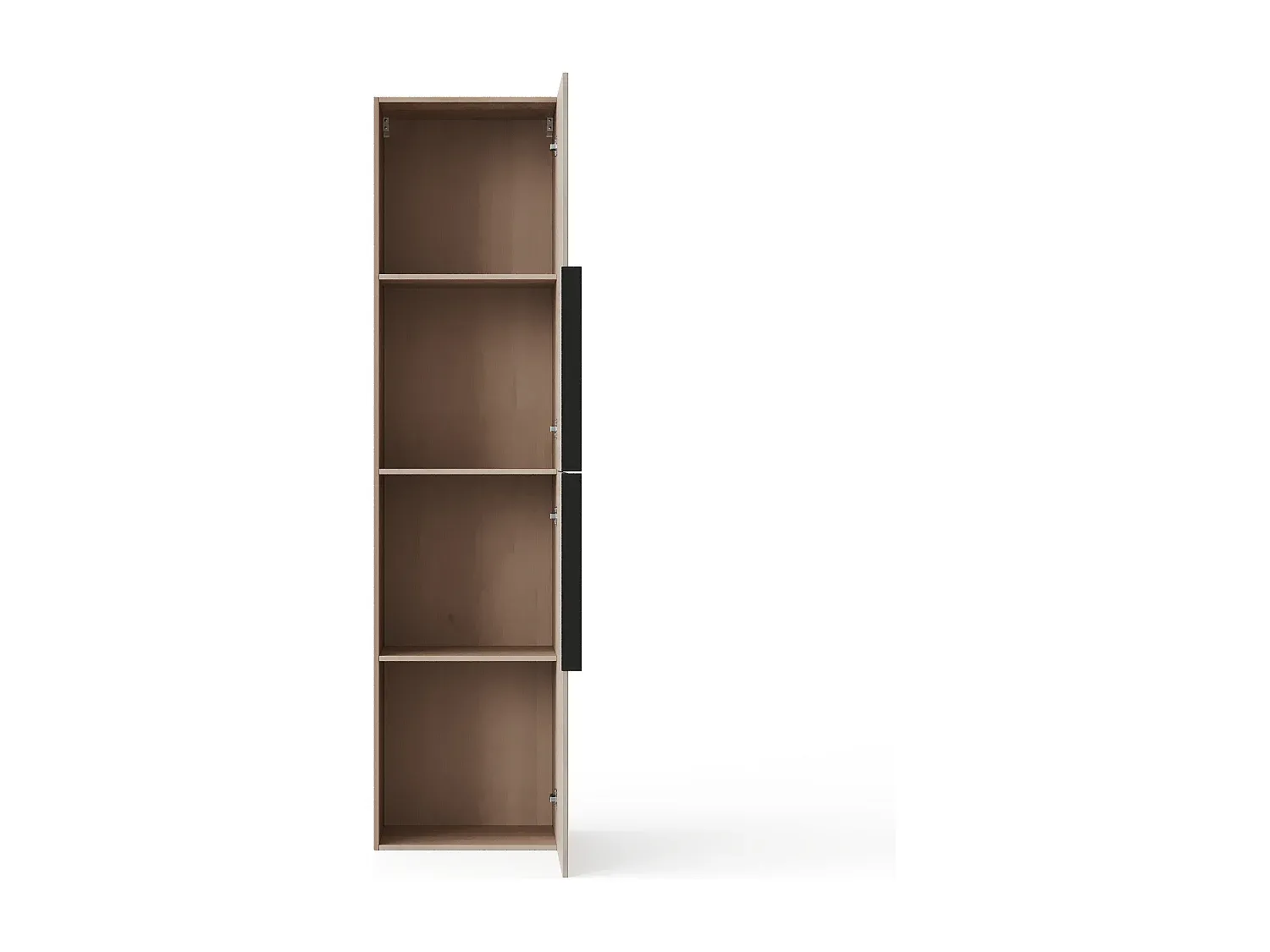 Schmales Badregal mit Hochglanzoberfläche, 30 x 174 x 30 cm