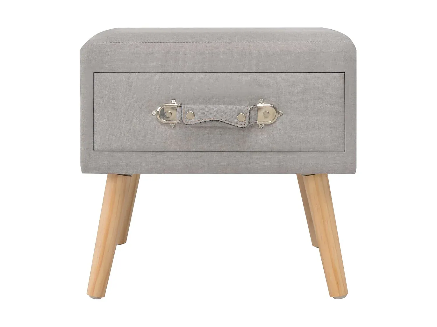 Moderner Nachttisch in Schwarz, 40x36x65 cm