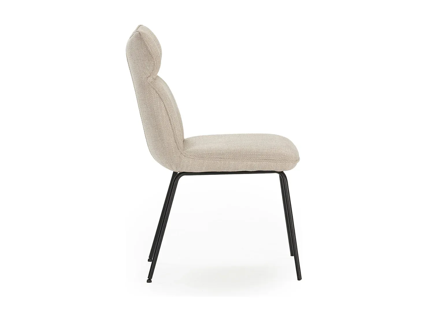 Moderner Esszimmerstuhl aus Kunstleder und Holz