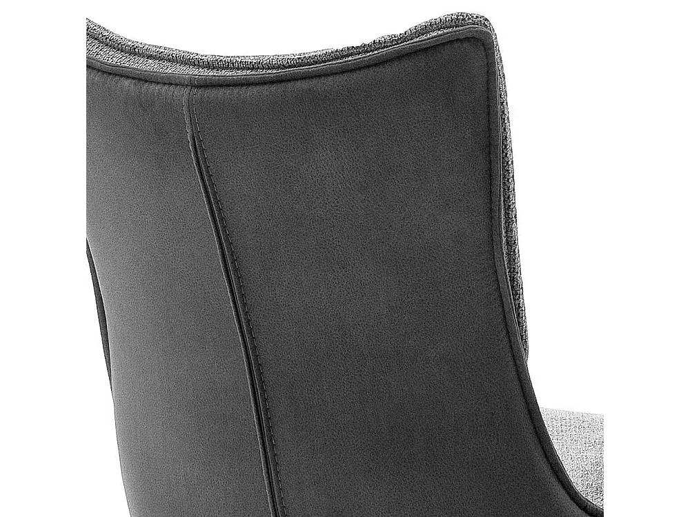 Ergonomischer Stuhl mit Naturbeinen, 2er-Set