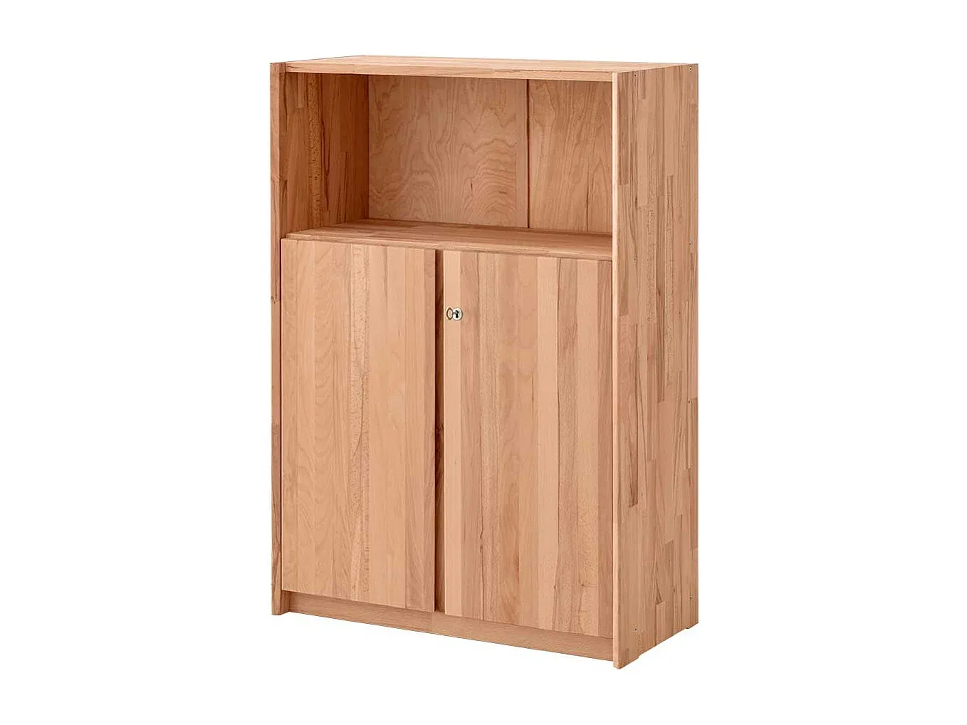 Moderner Aktenschrank aus Massivholz mit Drehbaren Türen