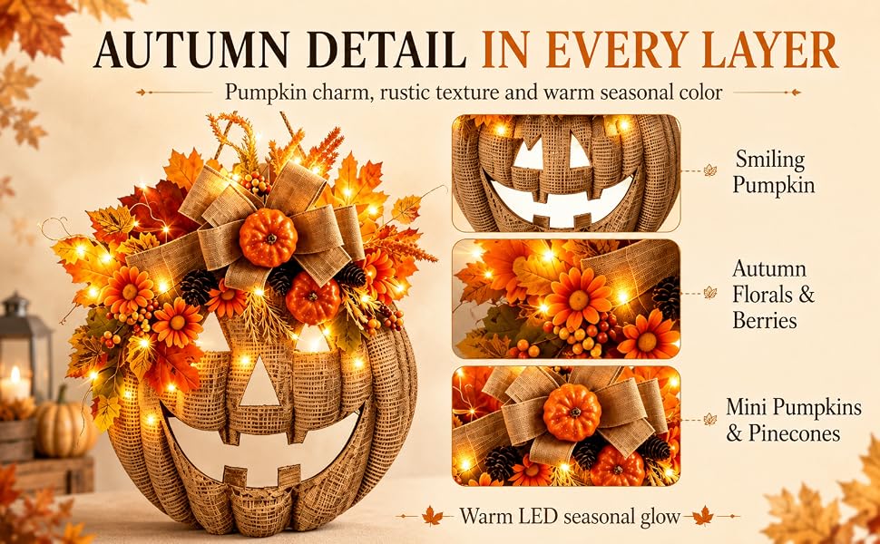 Warm LED seasonal glow