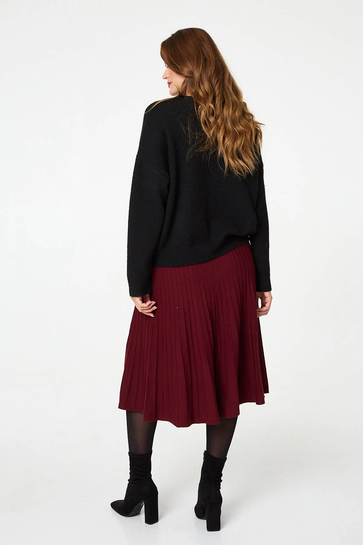 Sequin Bow Detail Drop Shoulder Jumper