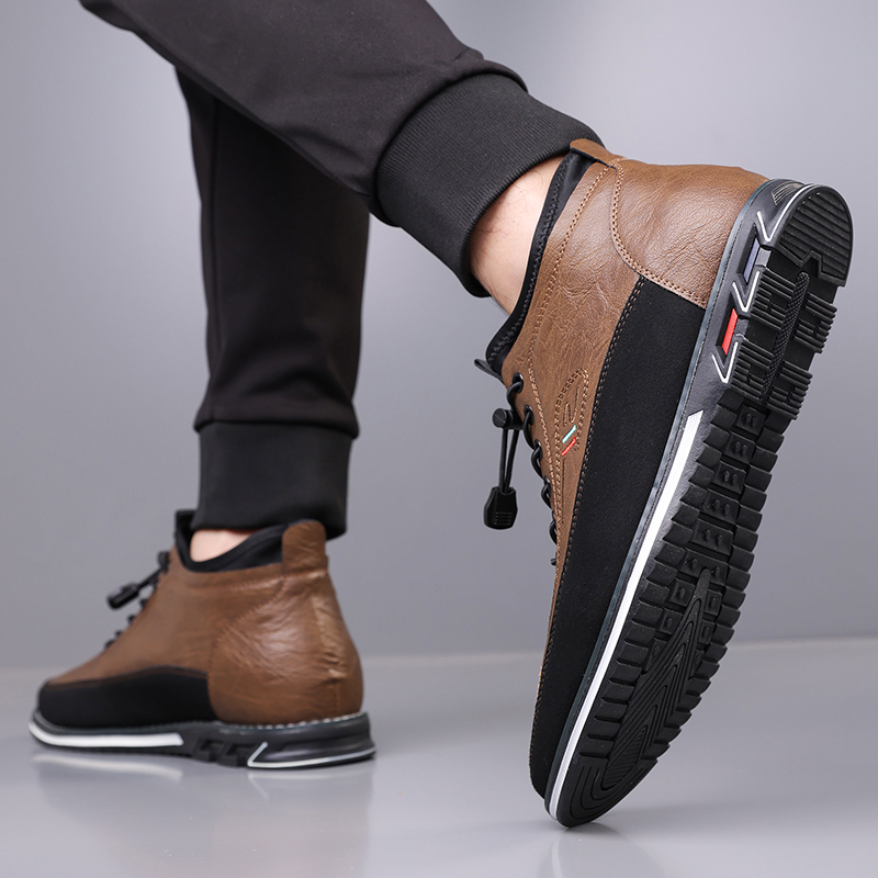 Men's Fashion Calfskin Leather Shoes