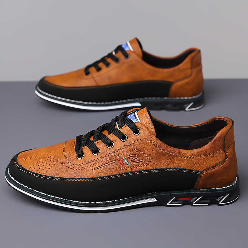 Men's Fashion Calfskin Leather Shoes