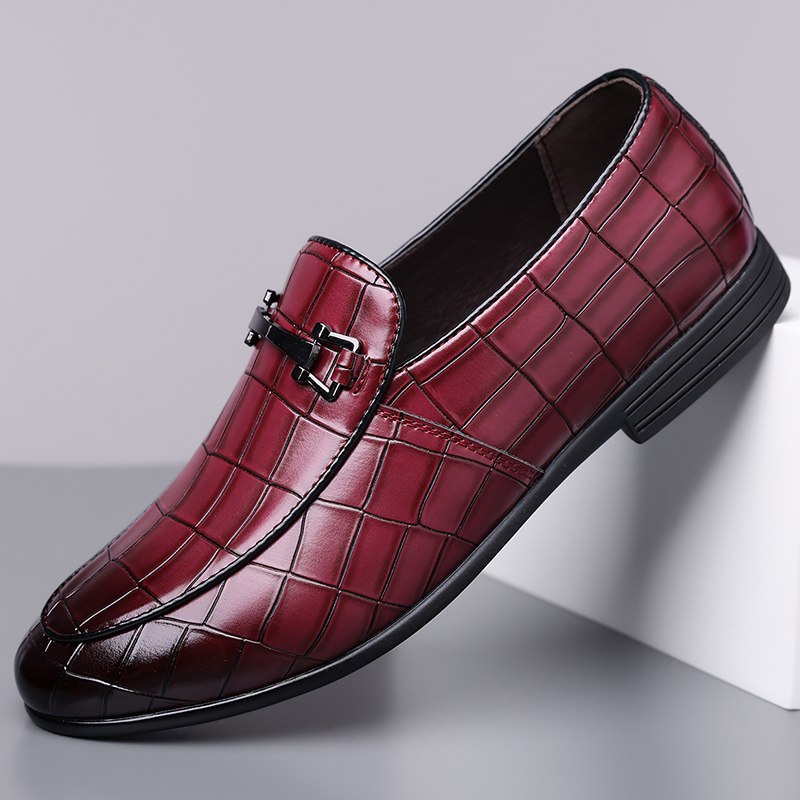 Men's Fashion Calfskin Leather Shoes