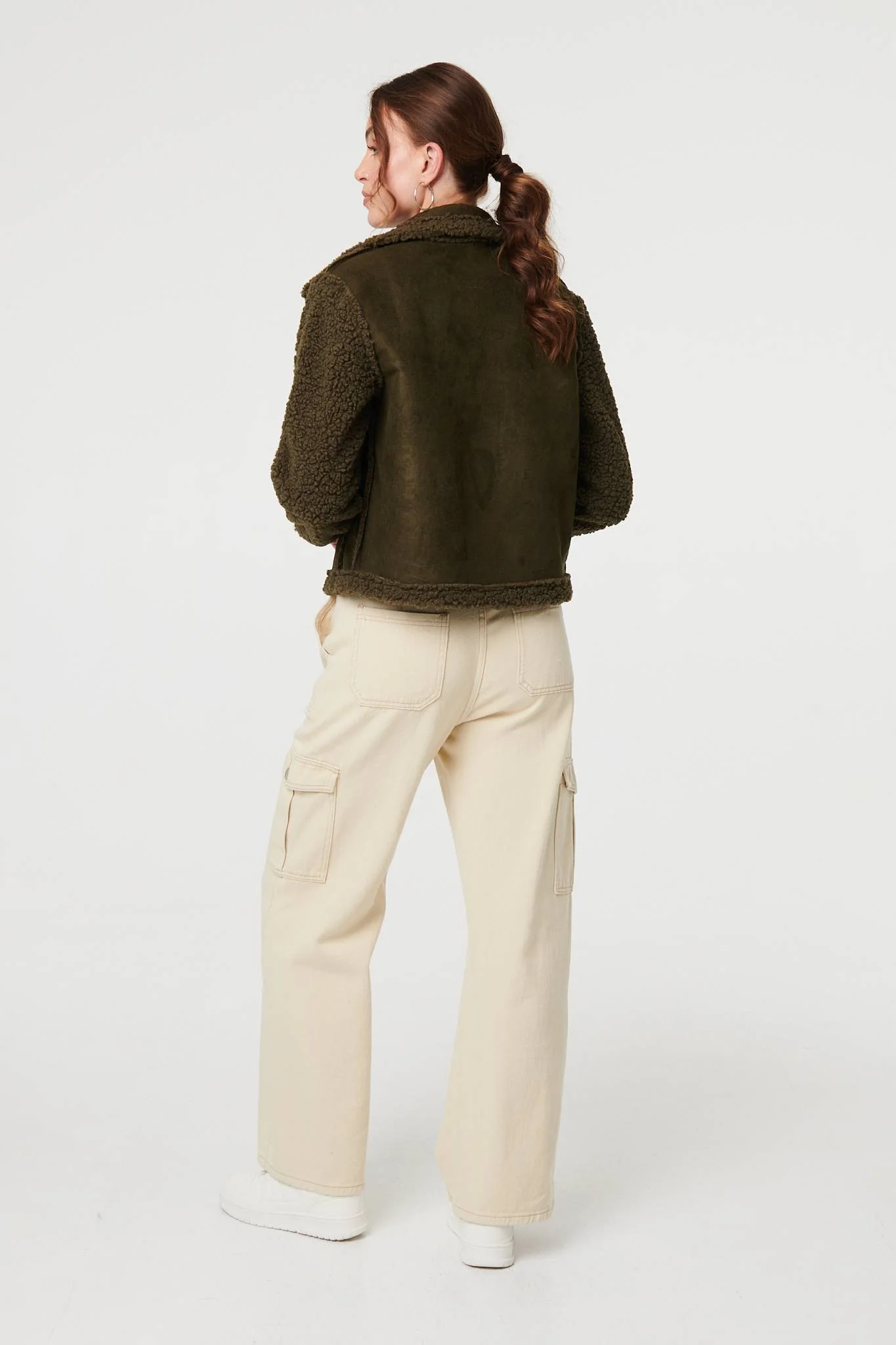 Faux Suede Lined Jacket