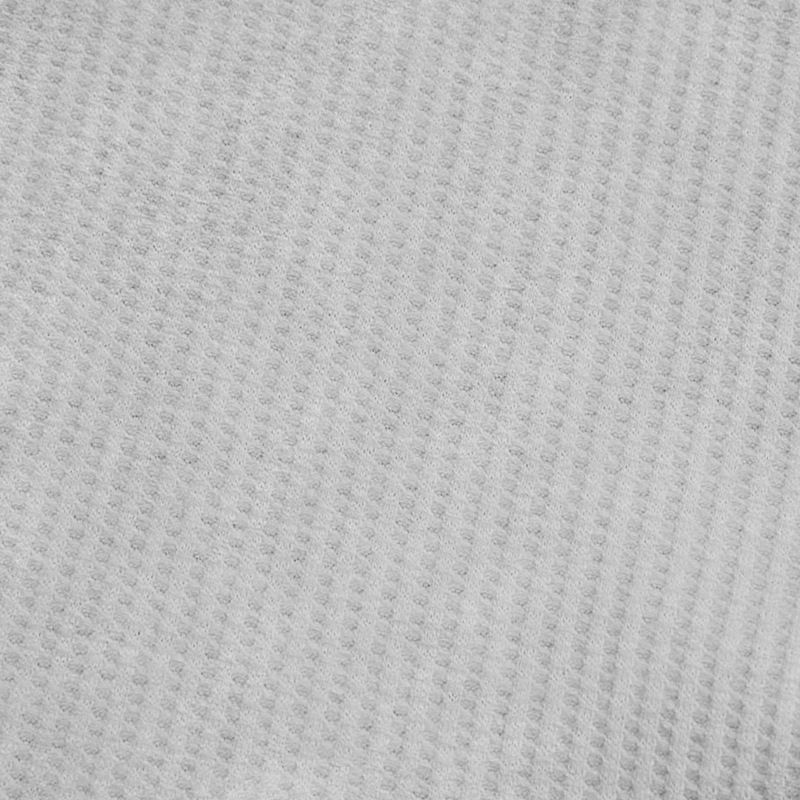 Men's Waffle Knit Long Sleeve Polo Shirt