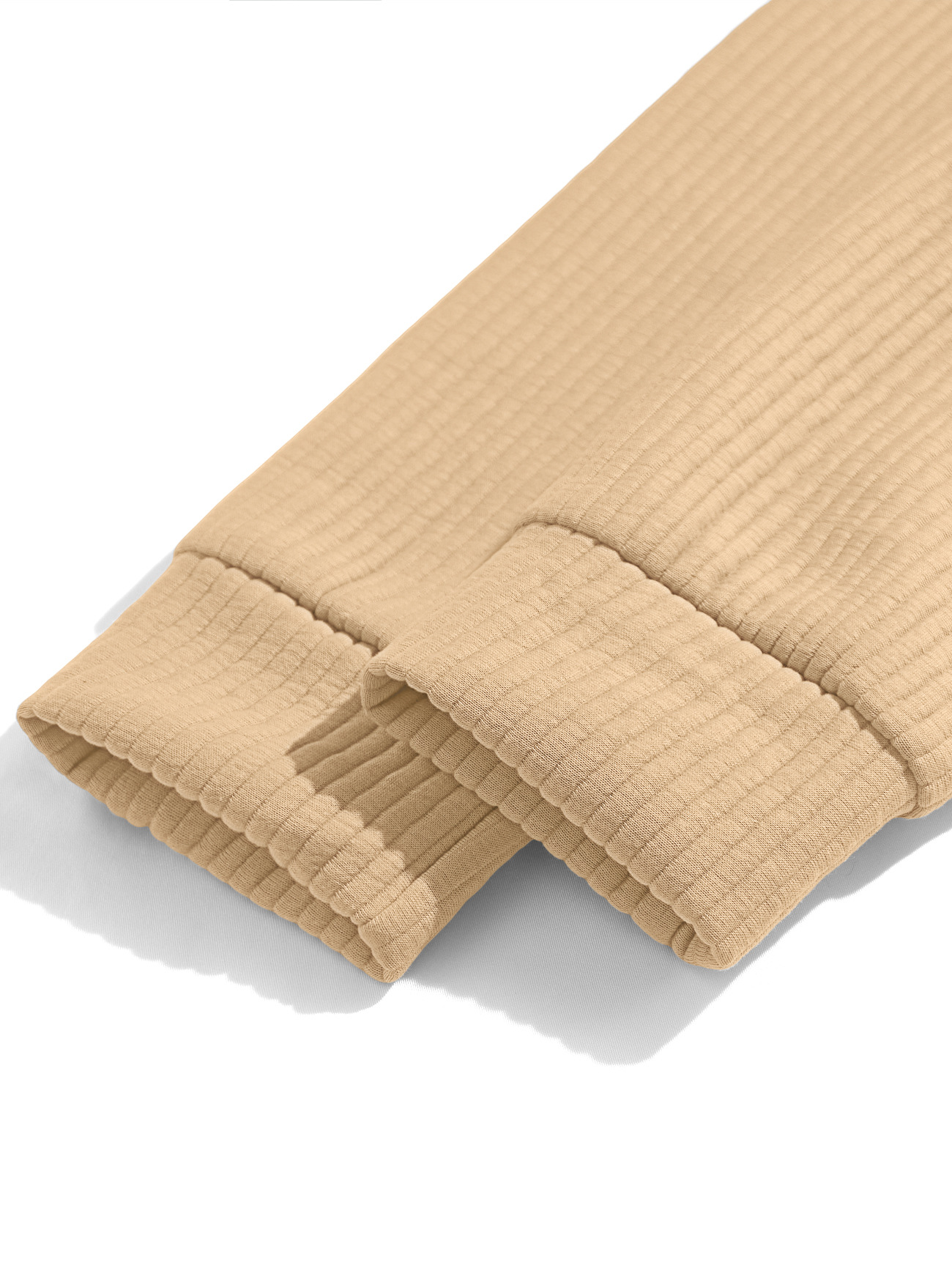 Men's Contrast-Yoke Half-Zip Corduroy Pullover with Elbow Patches