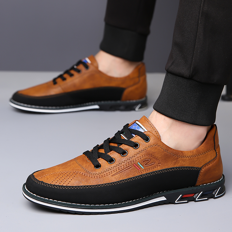 Men's Fashion Calfskin Leather Shoes