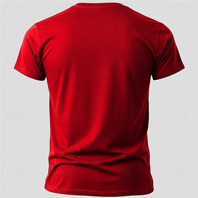 America's 250th Anniversary Men's American US Flag 1776 T Shirt Short Sleeve T shirt 3D Print Crew Neck Shirt Daily Military