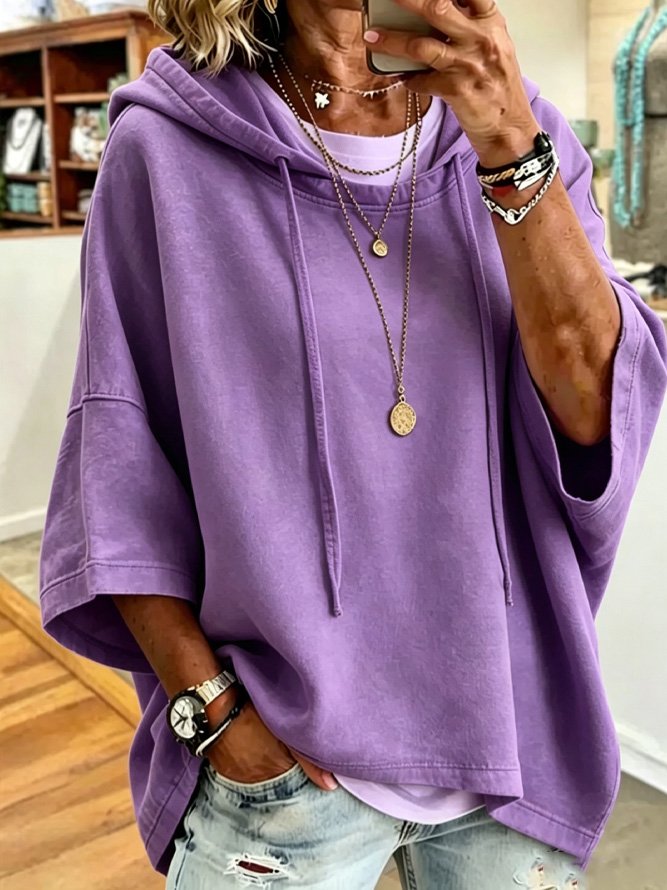 New Arrivals🔥Women's Loose Casual Hooded Sweatshirt