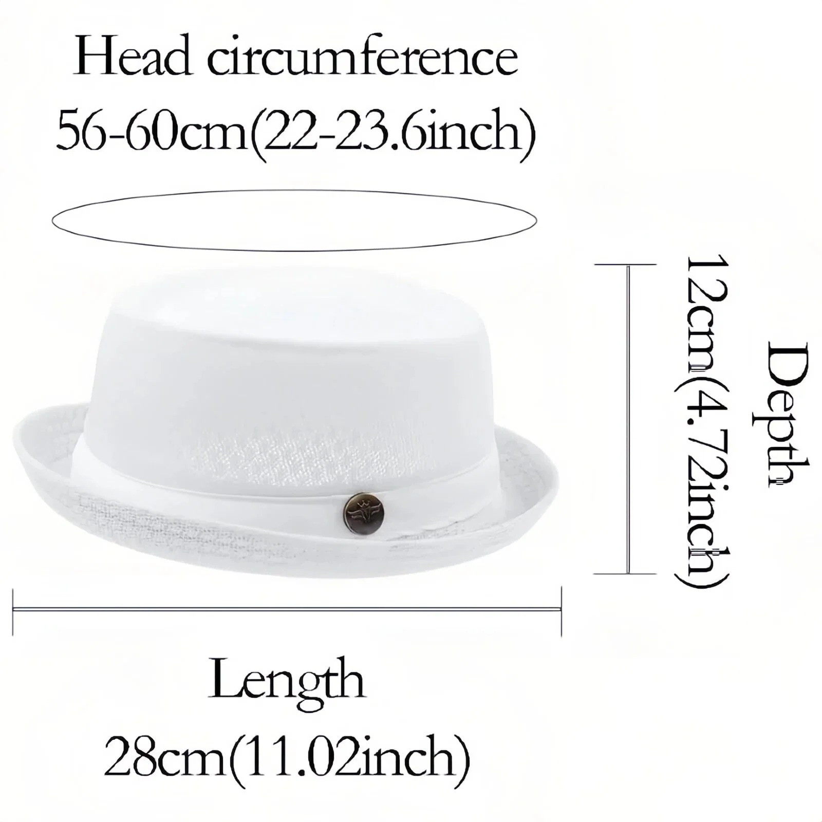 Summer Breathable Mesh Pork Pie Hat