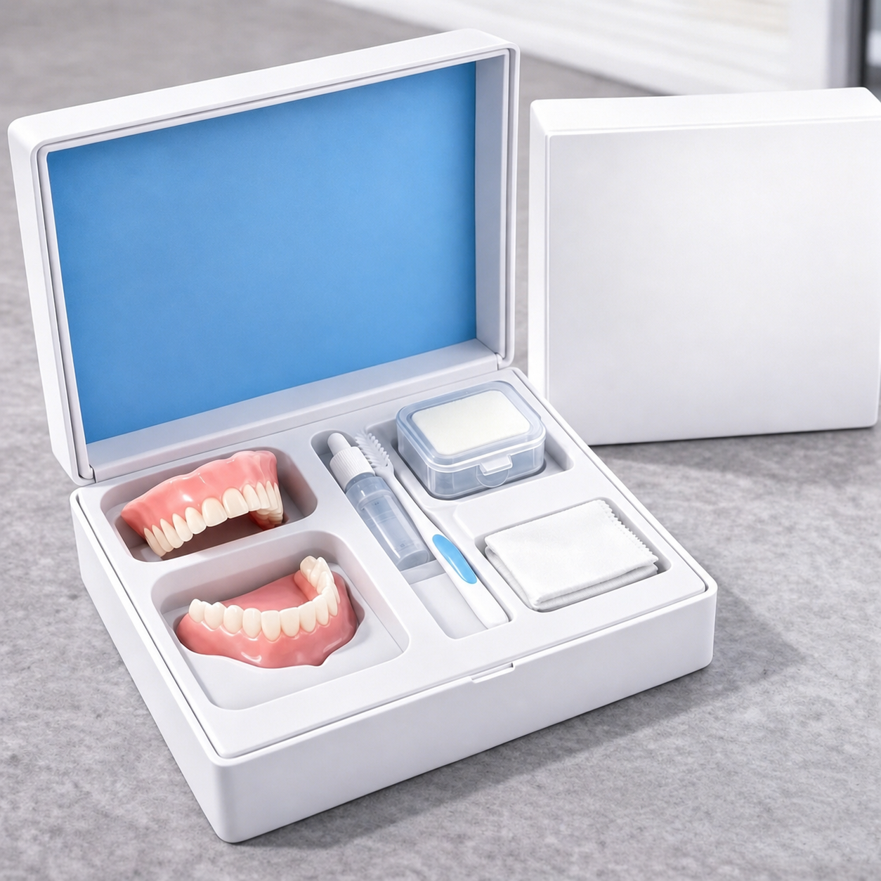 Denture kit product photo without text