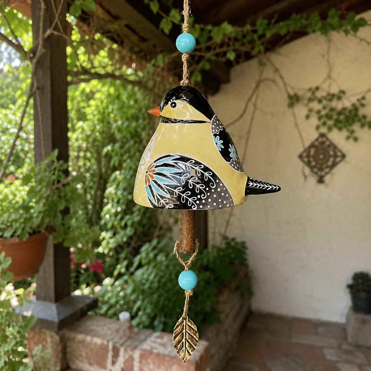 100% Hand-Painted Bird wind Chimes (Handmade by Jordan Maynard)-Buy 2 Free Shipping