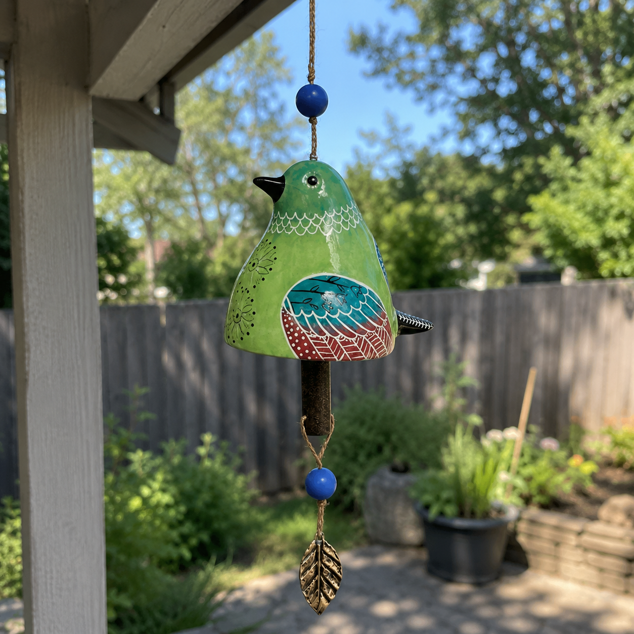 100% Hand-Painted Bird wind Chimes (Handmade by Jordan Maynard)-Buy 2 Free Shipping