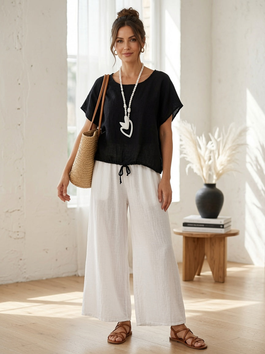 100% Linen Blouse