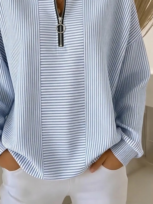New Arrivals🔥Crew Neck Striped Vintage Sweatshirt