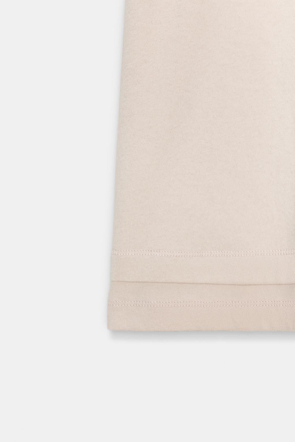 DOUBLE EFFECT SHORT SLEEVE T-SHIRT