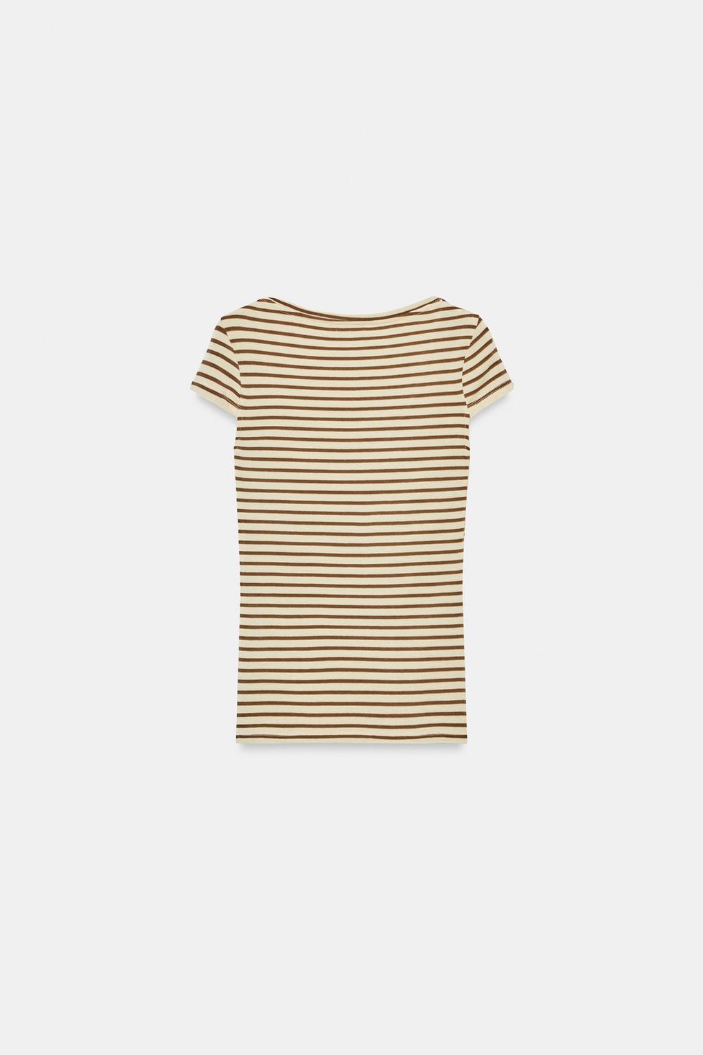 STRIPED SHORT SLEEVE T-SHIRT