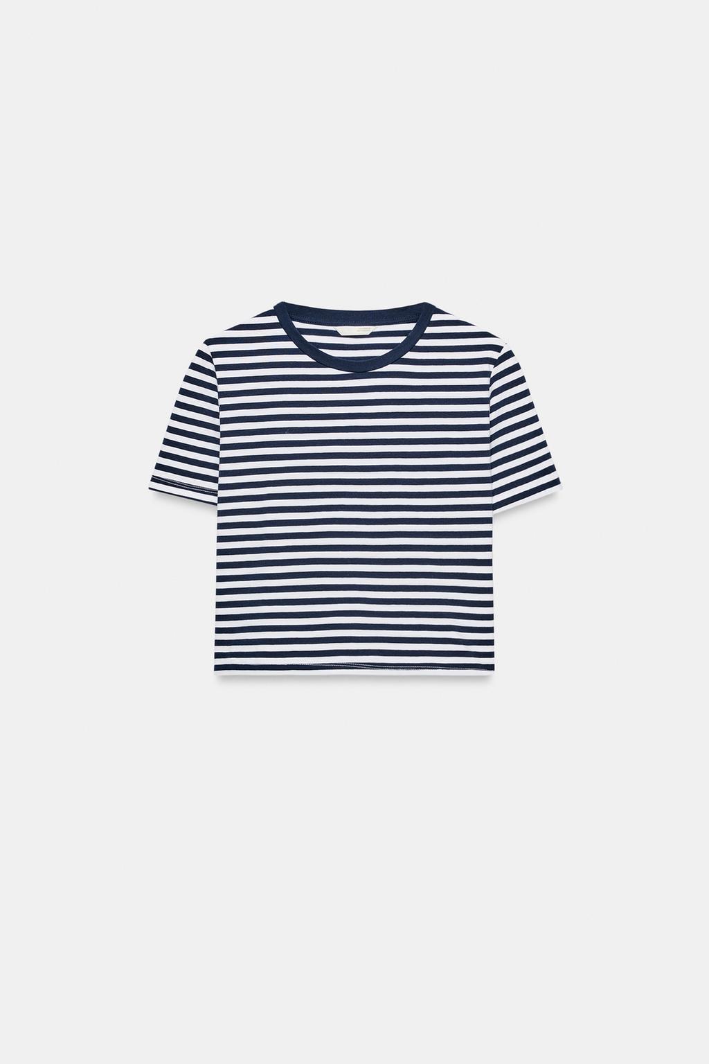 CROPPED SHORT SLEEVE T-SHIRT