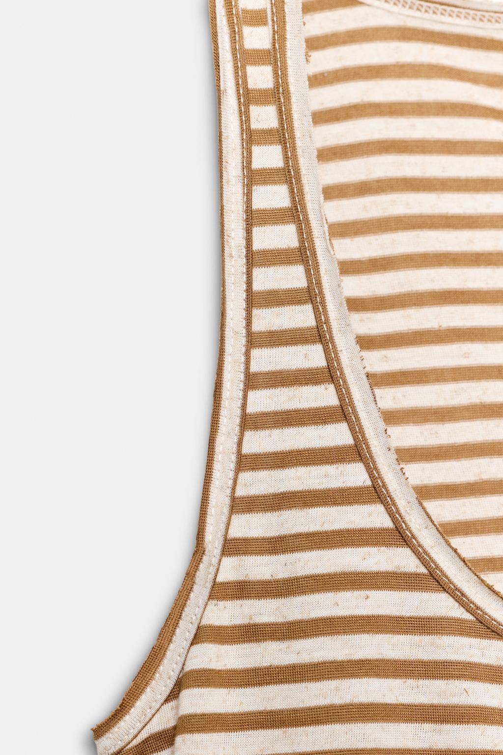 STRIPED RUSTIC T-SHIRT