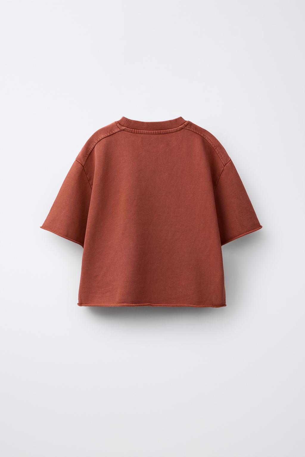 JOGGING FADED-EFFECT T-SHIRT
