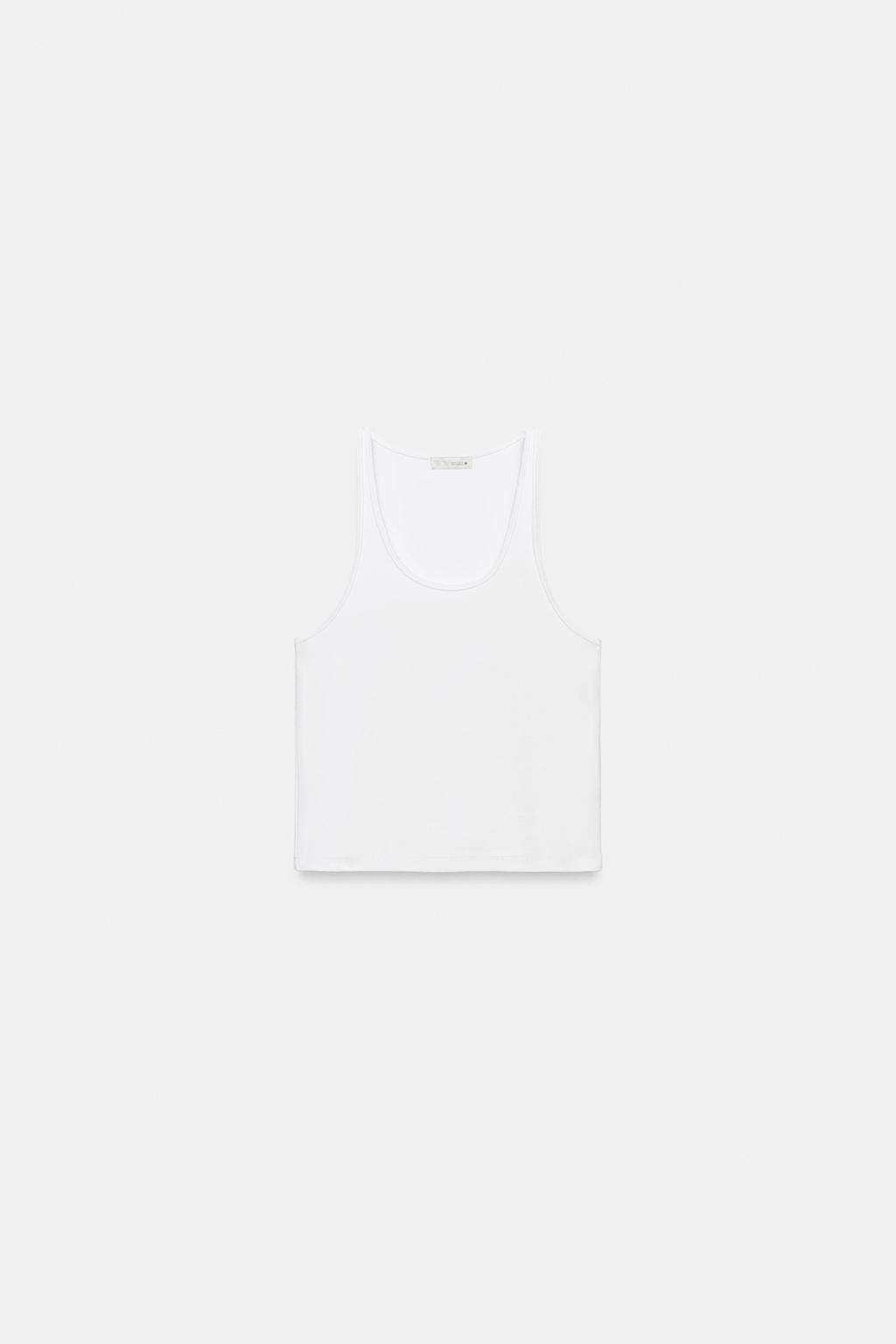 RIBBED CROP TOP