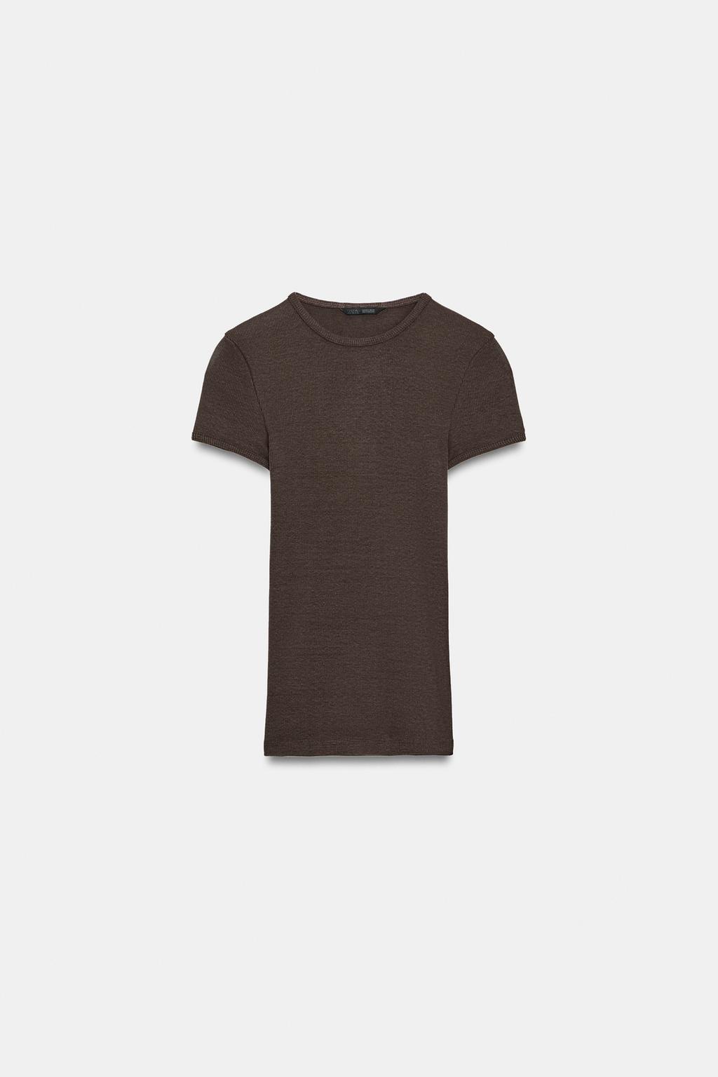 RIBBED T-SHIRT