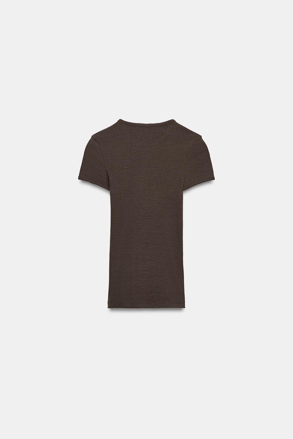 RIBBED T-SHIRT