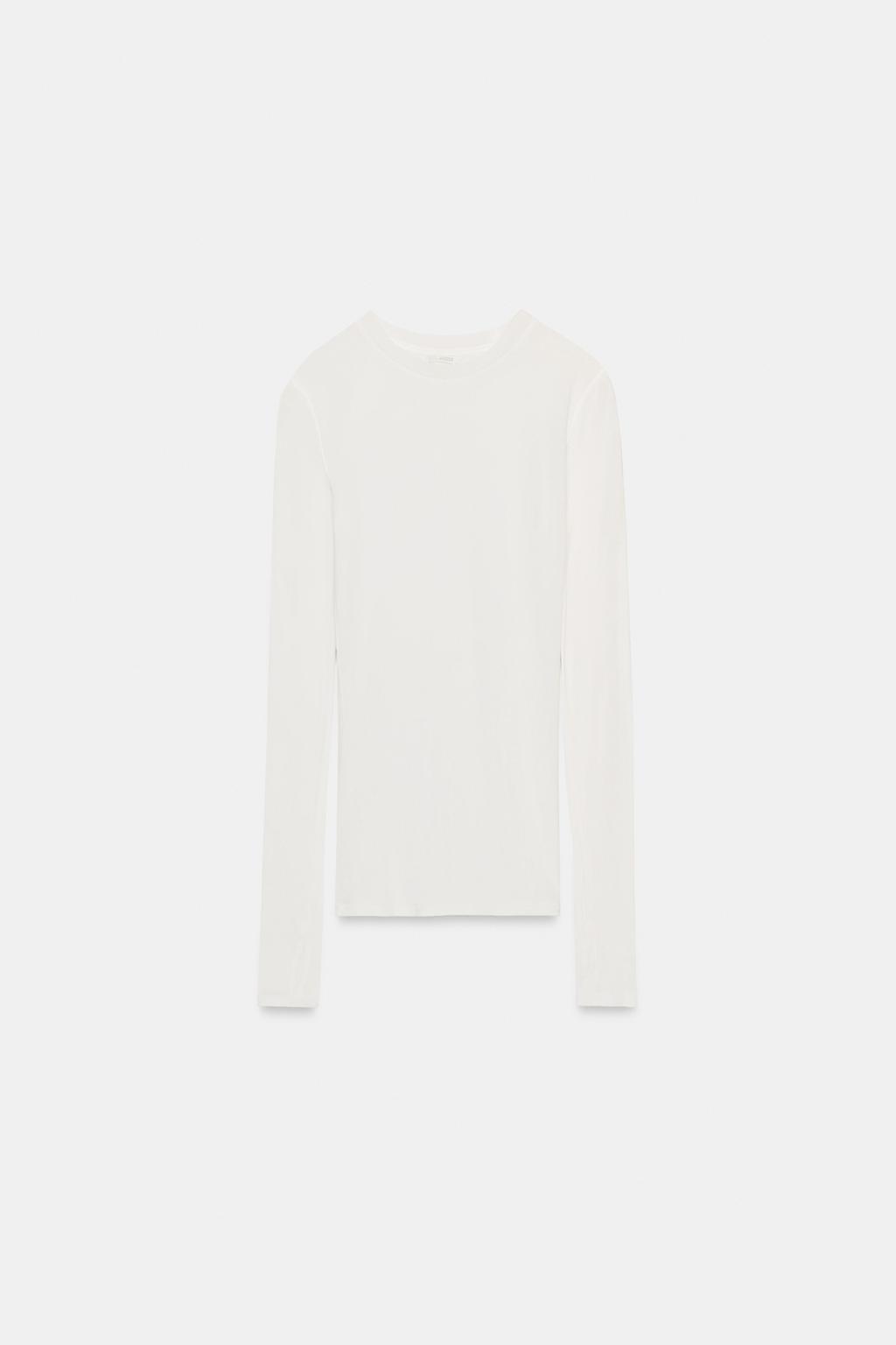 COTTON LONG SLEEVE T-SHIRT