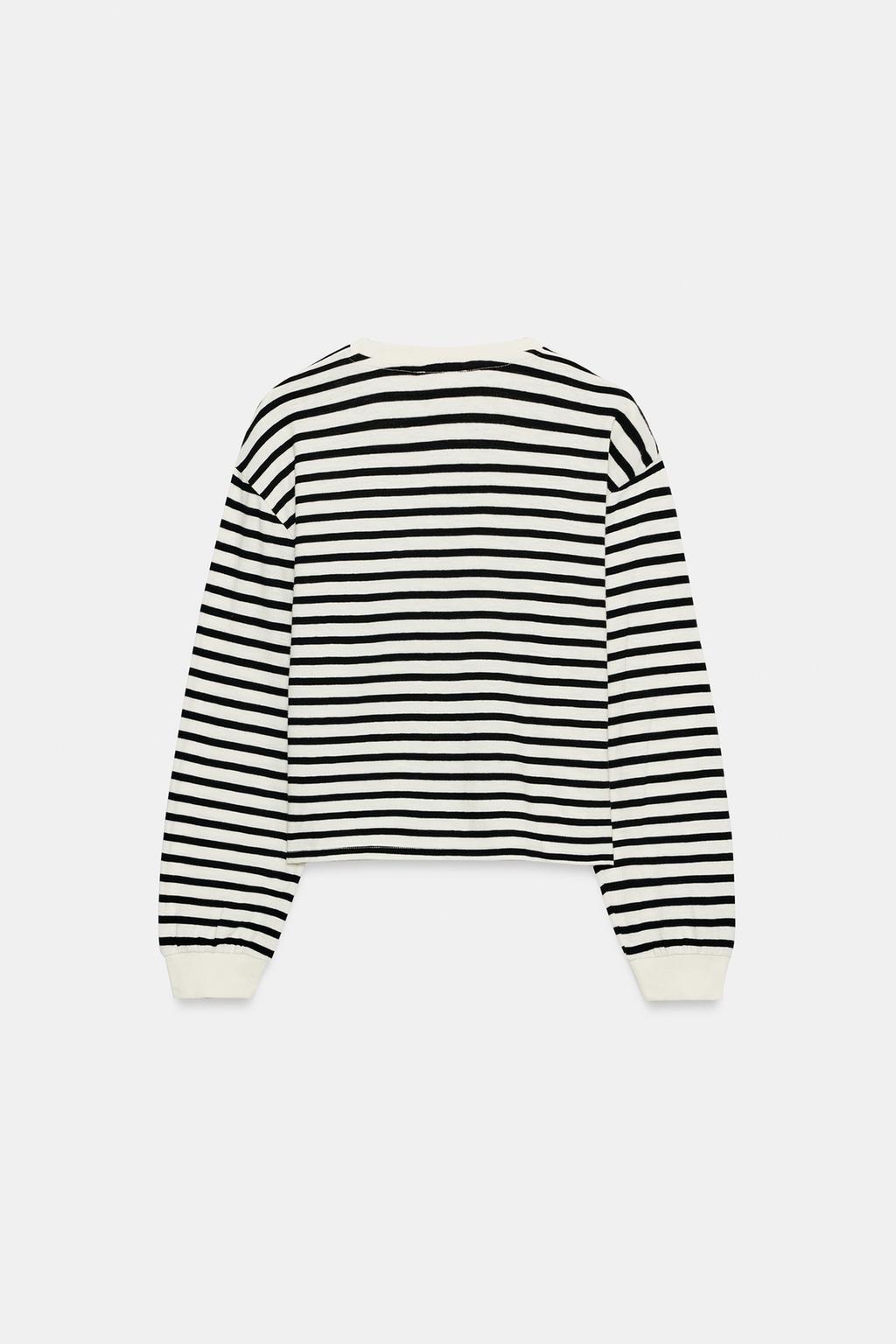 LONG SLEEVE STRIPED T-SHIRT