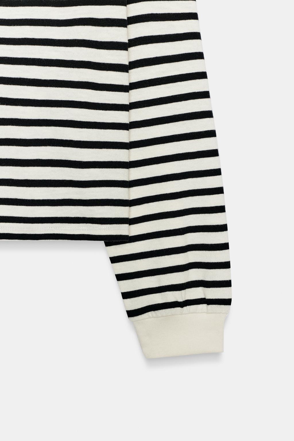 LONG SLEEVE STRIPED T-SHIRT